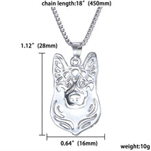 Beautiful Siberian Husky Pendant Necklace